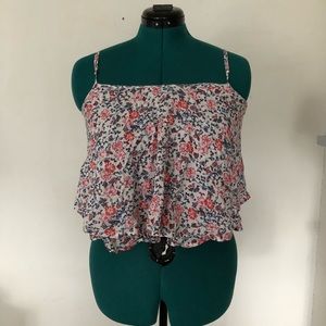 Hollister flowy floral top